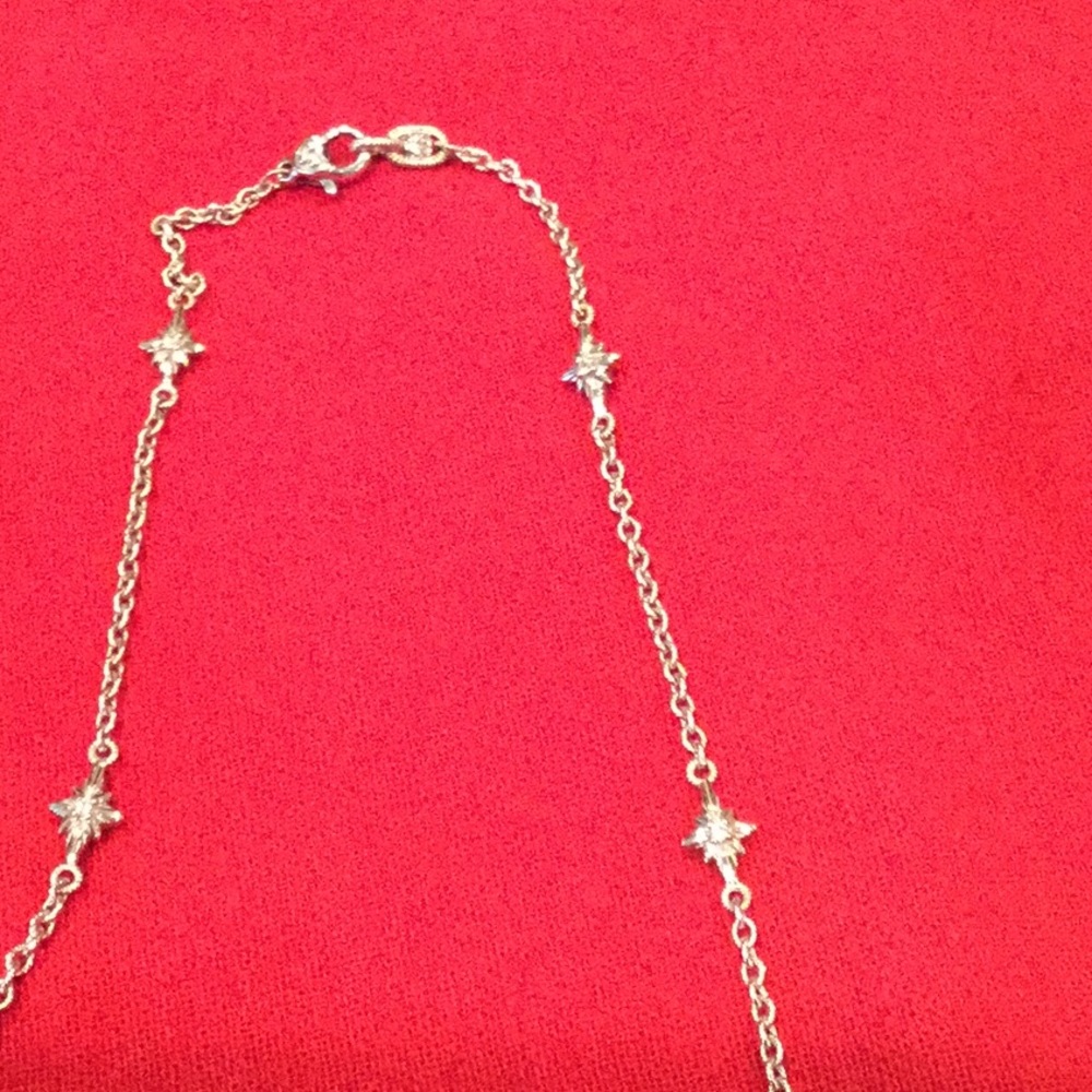 Judith Ripka diamonique sterling necklace